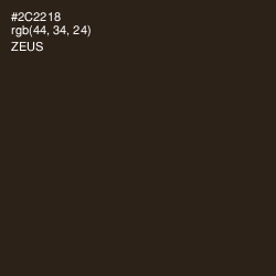 #2C2218 - Zeus Color Image