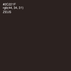 #2C221F - Zeus Color Image