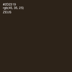 #2D2319 - Zeus Color Image