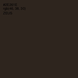 #2E261E - Zeus Color Image