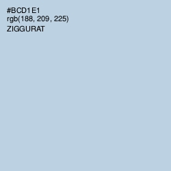 #BCD1E1 - Ziggurat Color Image