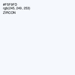 #F5F9FD - Zircon Color Image