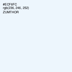 #ECF6FC - Zumthor Color Image