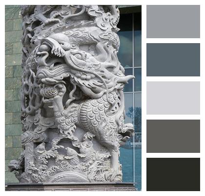 Architecture Chinese Column Image