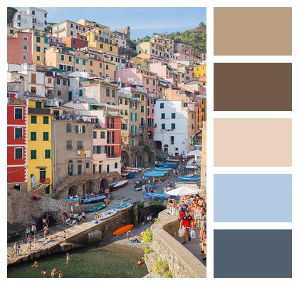 Riomaggiore Italy Cityscape Image