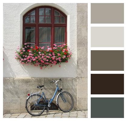 Bicycle Window Germany Image