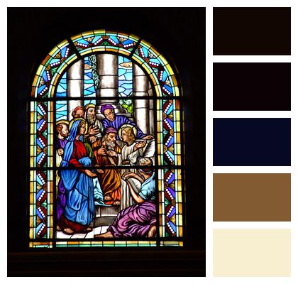 Church Glass Stained Image