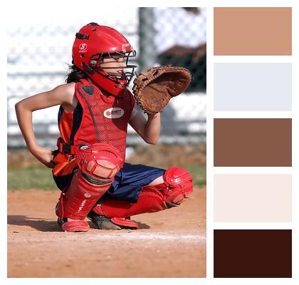 Girl Player Softball Image