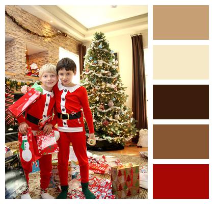 Boys Holiday Christmas Image