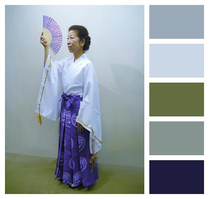 Priestess Color Correction Japanese Kimono Image