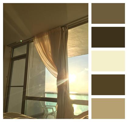 Window Brown Bedroom Sun Ocean Image