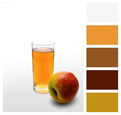 Juice Apple Glass Image