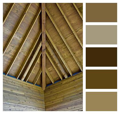 Ceiling Wooden Construction Image