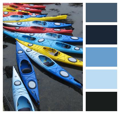 Pattern Boats Kayaks Image
