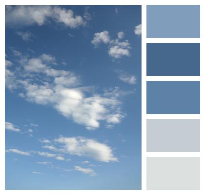 Blue Heaven Clouds Image