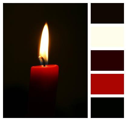 Black Candle Red Image