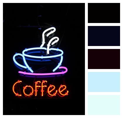 Neon Coffee Sign Image