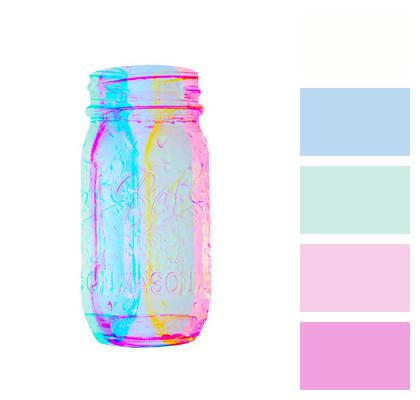 Abstract Glass Jar Image