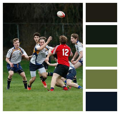 Athletes Game Rugby Image