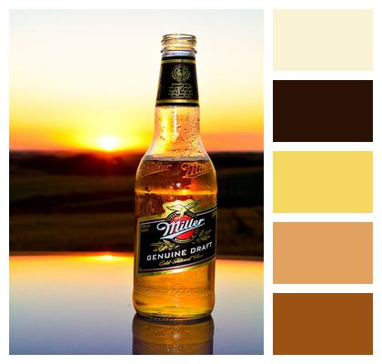 Sunset Sun Beer Image