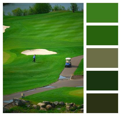 Green Cart Golf Image