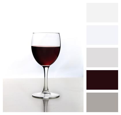 Glass Wine Red Image