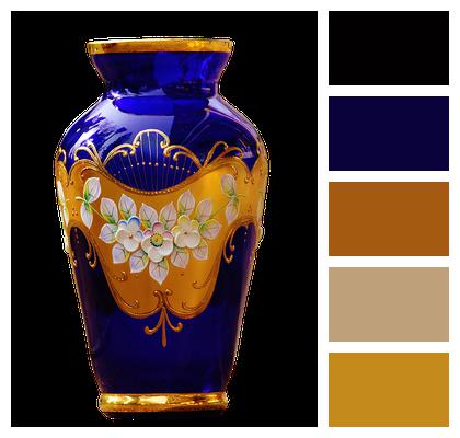 Vase Glass Blue Image