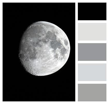 Moon Isolated Moonlight Image