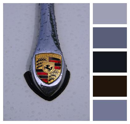 Old Porsche Emblem Image