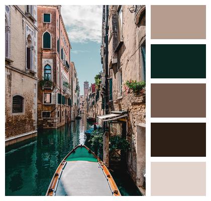 Venice Canal Gondola Image