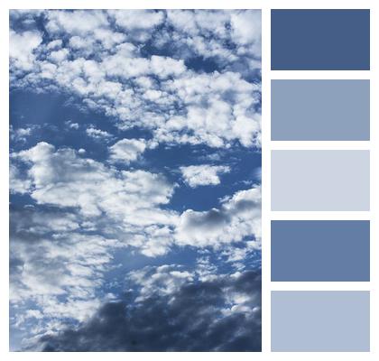 Blue Cloudy Wind Image
