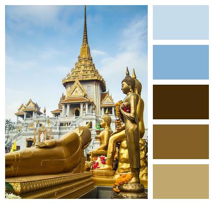 Temple Thailand Gold Image