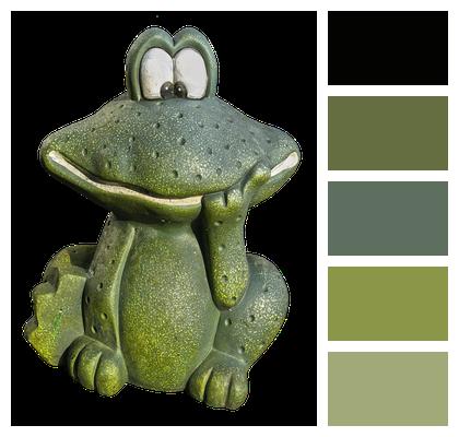 Frog Figure Green Image