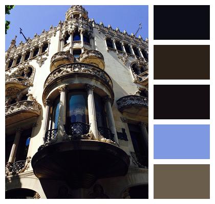 Barcelona Facade House Image