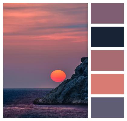 Warm Rock Greece Purple Image