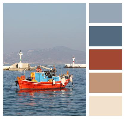 Greece Boat Greek Image
