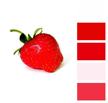 Red Strawberry Ripe Image