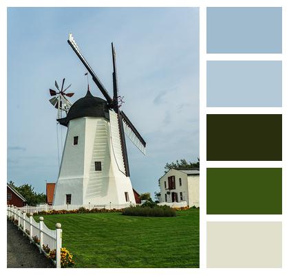 House Garden Windmill Image