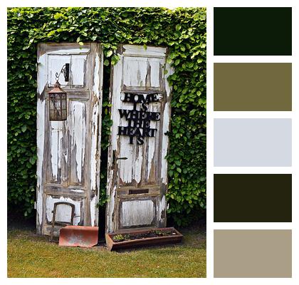 Architecture Garden Door Image