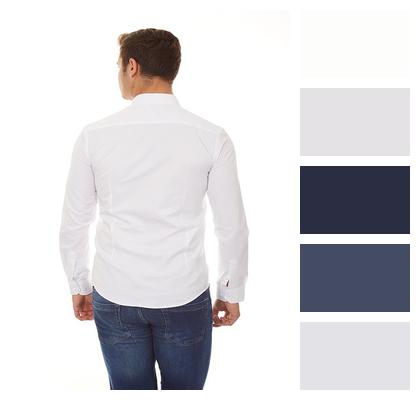 White Back Shirt Image