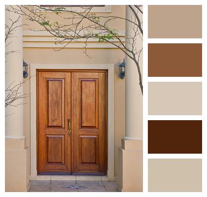 Door Brown Wood Image