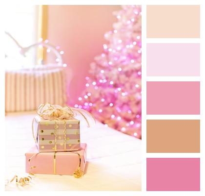 Christmas Pink Presents Image
