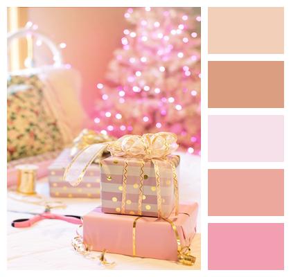Christmas Pink Presents Image