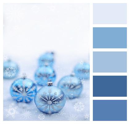 Snow Snowing Ornaments Image