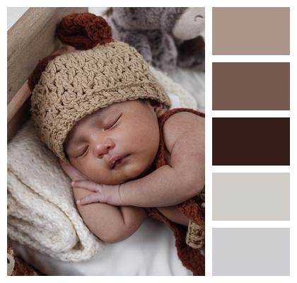Brown Like Baby Beanie Beanie Image