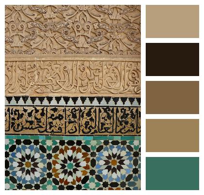 Mosaic Oriental Architecture Image