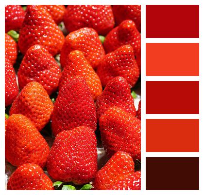 Strawberries Cute Red Image
