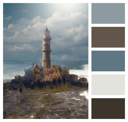 Landscape Fantasy Lighthouse Image