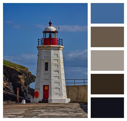 Seascape Scotland Lighthouse Image