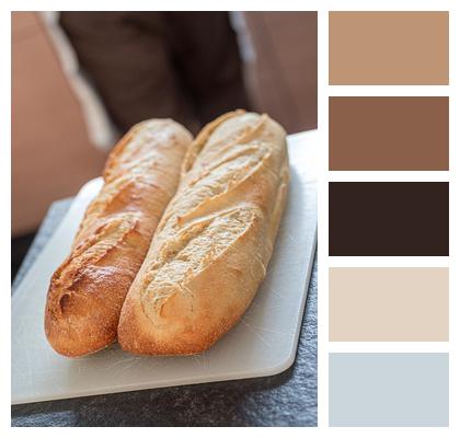 Loaf Baguette Meal Image